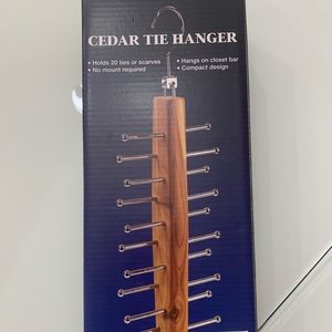 Cedar tie hangers